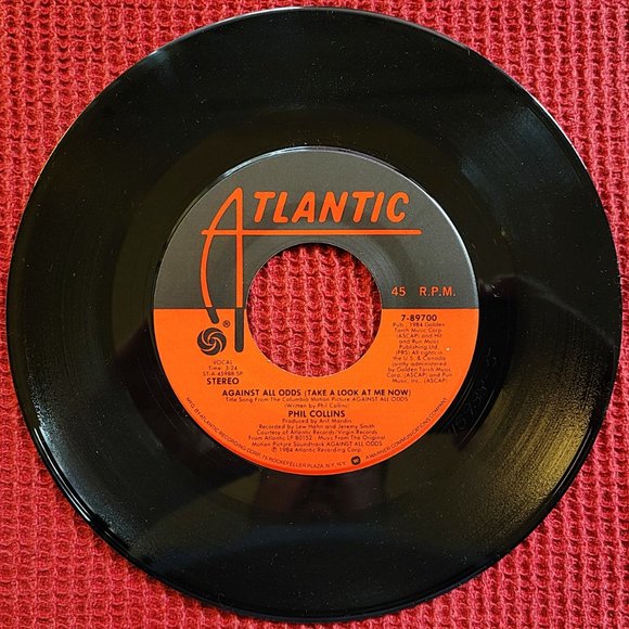 VINYL COLLECTORS -> SET OF 3 RARE Phil Collins PROMO 45s + bonus 45 - Picture 7 of 16